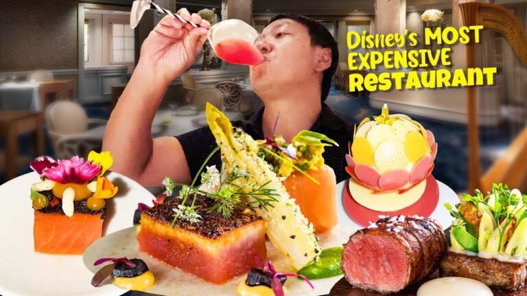 $295 Dinner at Disney World’s Most Expensive Restaurant! Victoria & Alberts