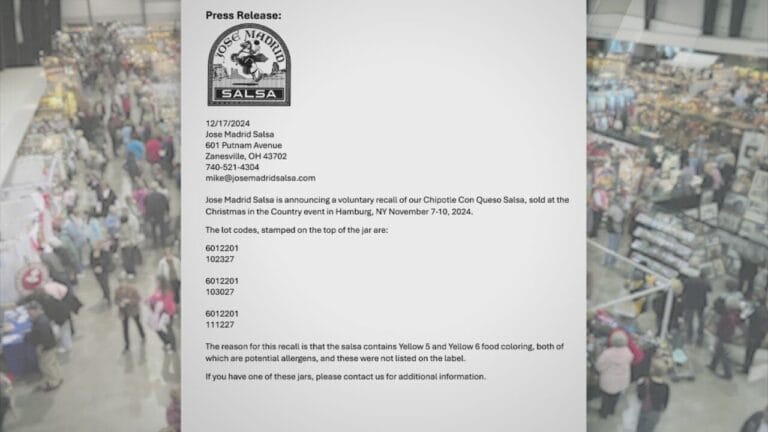 Recall of Jose Madrid Salsa Chipotle Con Queso – 2024-12-20 17:15:00