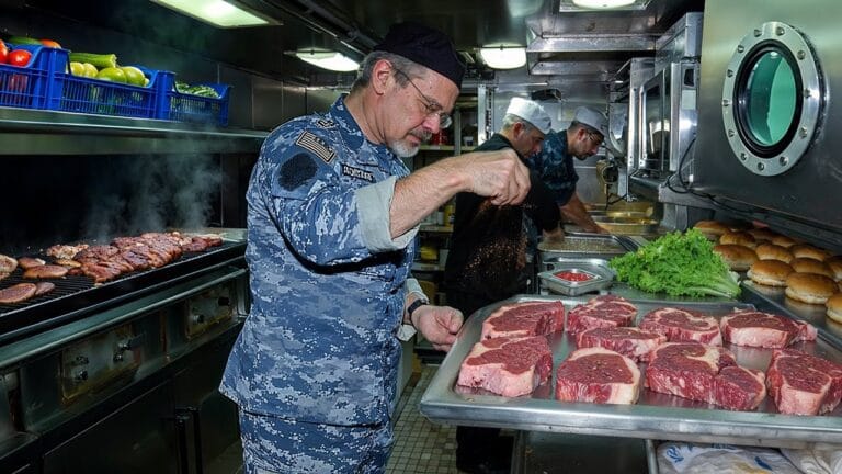 How Navy Chefs Resupply and Cook Underwater Inside $13 Billion Nuclear Submarine
