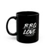 BBQ is My Love Language Black Mug - Perfect Gift for Grill Lovers - Image 2