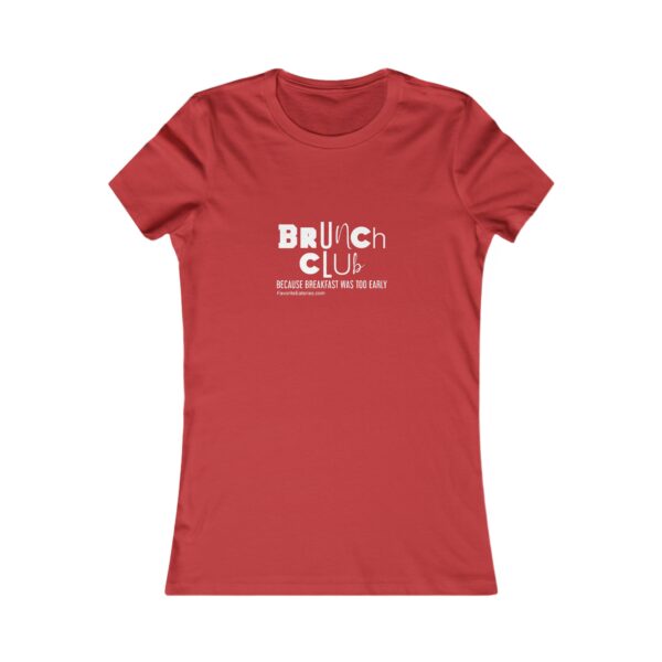 Brunch Club Women's Tee - Casual Summer T-Shirt for Food Lovers