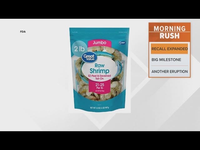 Beaver Street Fisheries, LLC Recalls Great Value Frozen Raw Shrimp Because of Possible Health Risk – 2025-08-22 17:11:00