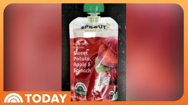Sprout Organics Voluntarily Recalls One Lot of Sweet Potato Apple and Spinach Due to Possible Health Risk – 2025-09-16 14:26:00
