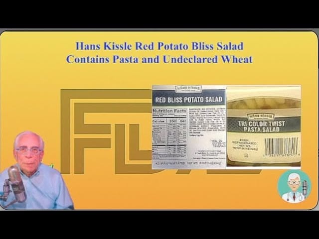 Hans Kissle LLC Issues Allergy Alert on Undeclared Wheat (Allergen) in Hans Kissle Red Potato Bliss Salad – 2025-08-29 13:15:00